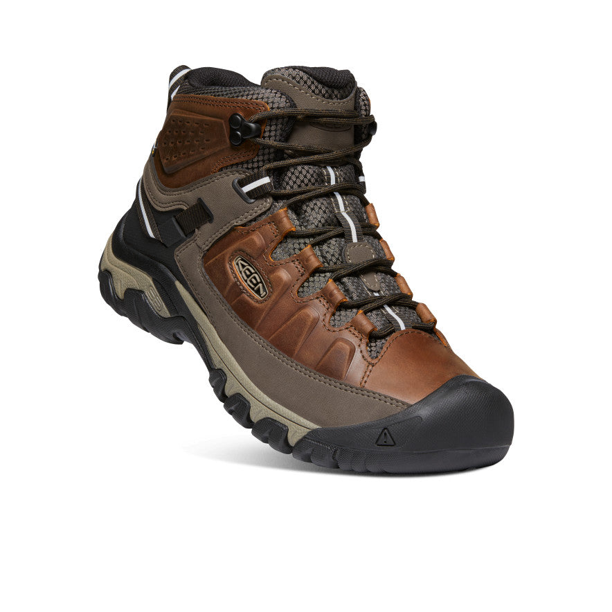 Men's Targhee III Waterproof Mid Hiking Boot Chestnut/Mulch - Image 3