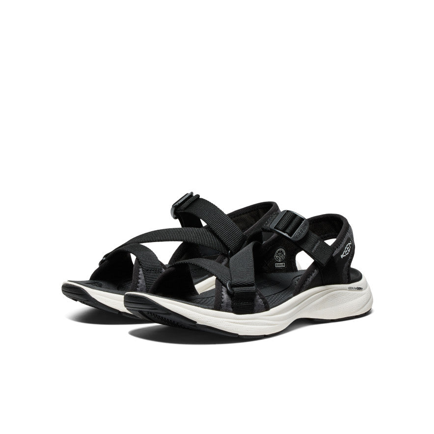 Women's Leiki Open-Toe Sandal Black/Star White - Image alt 2