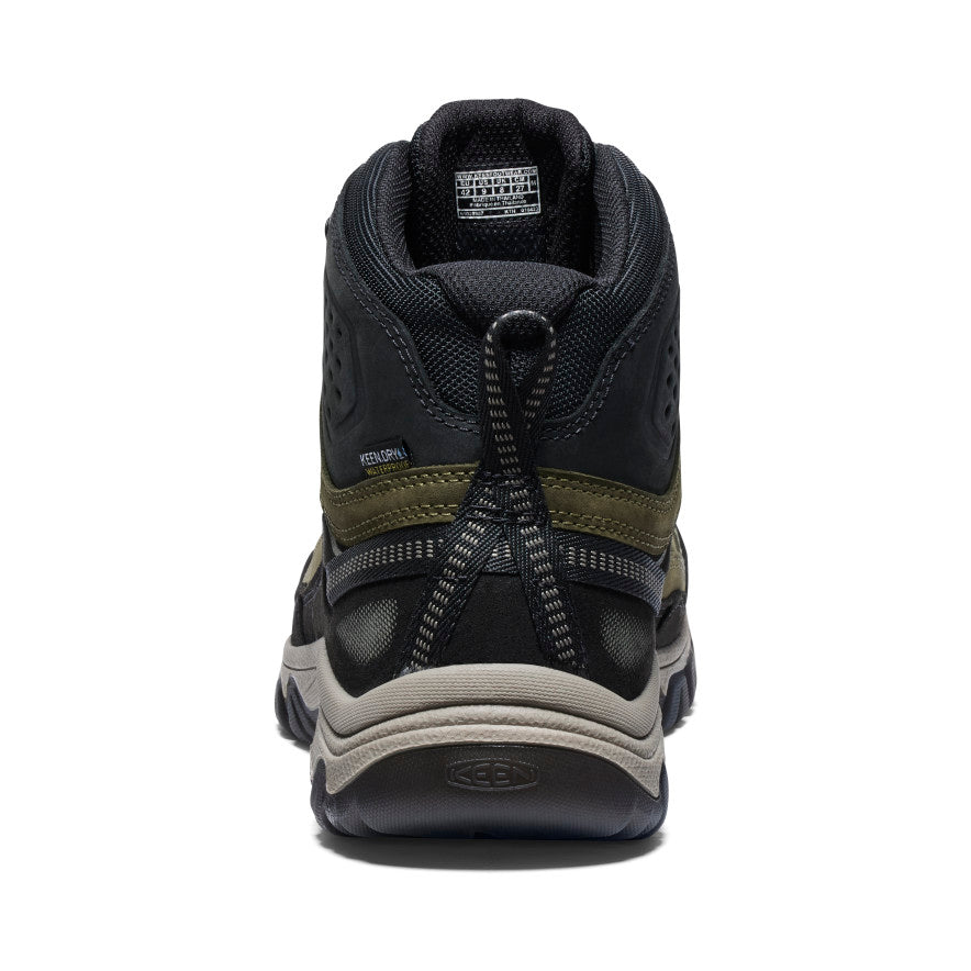 Men's Targhee IV Waterproof Hiking Boot Dark Olive/Gold Flame