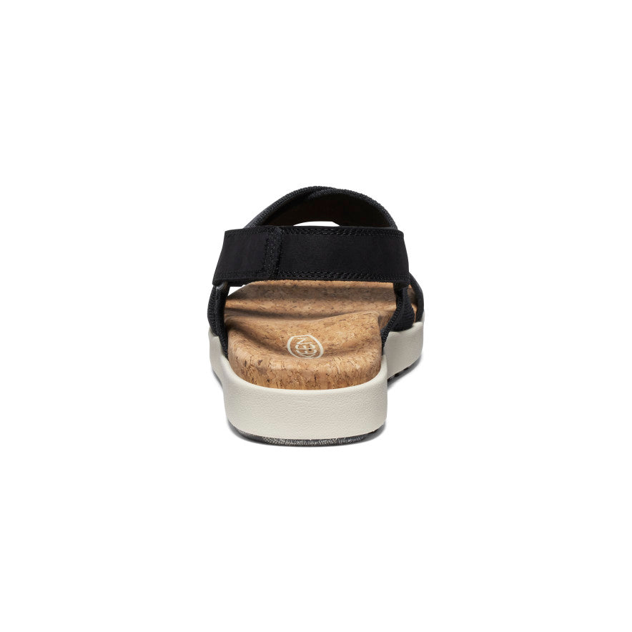 Women's Elle Criss Cross Sandal Black/Birch - Image alt 5