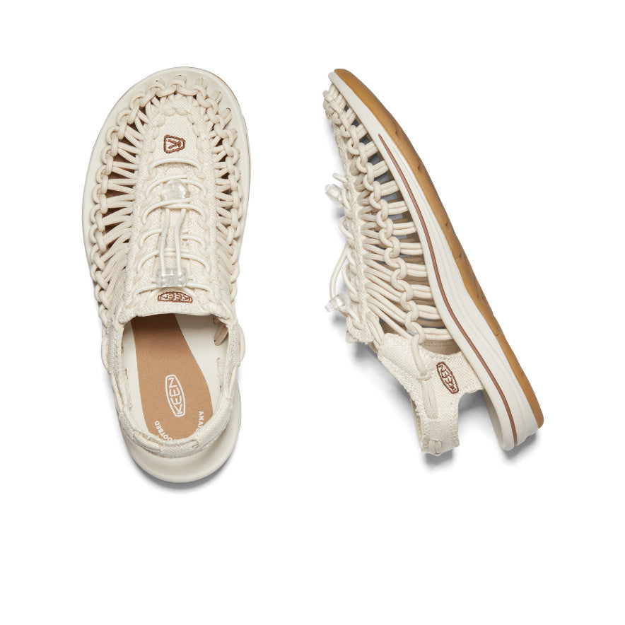 Women's UNEEK Canvas Sneaker Sandal Natural Canvas/Birch - Image alt 4