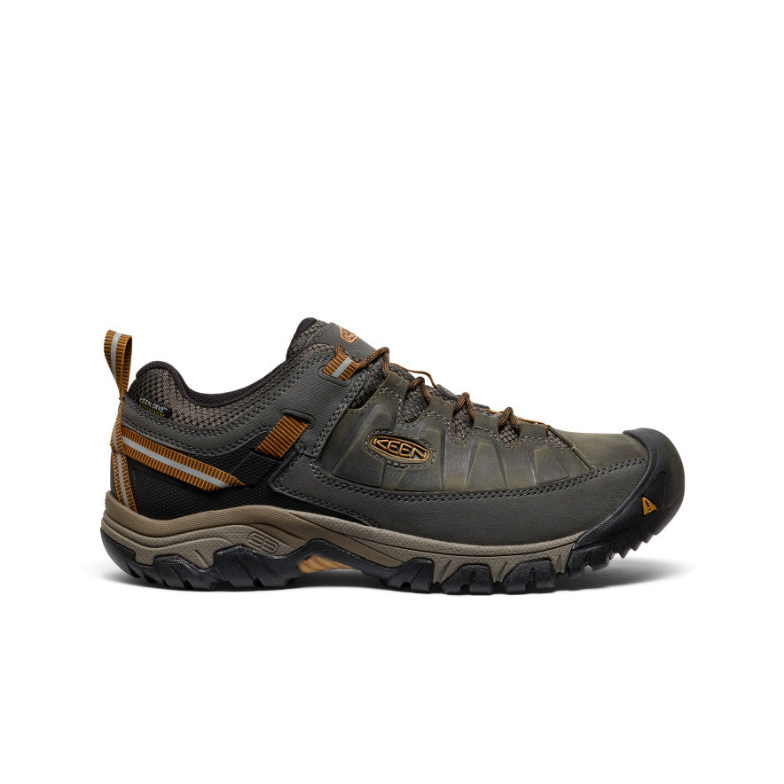 Men's Targhee III Waterproof Hiking Shoe Black Olive/Golden Brown - Image 1