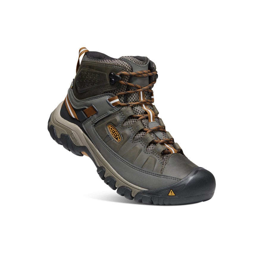 Men's Targhee III Waterproof Mid Hiking Boot Black Olive/Golden Brown