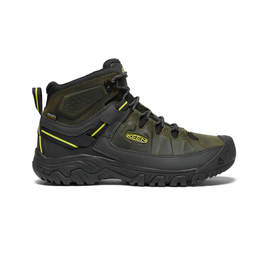 Men's Targhee III Waterproof Mid Hiking Boot Forest Night/Evening Primrose