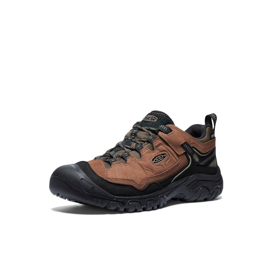 Men's Targhee IV Waterproof Hiking Shoe Bison/Black - Image 3