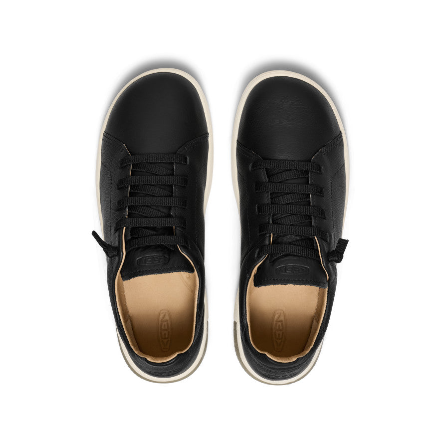 Men's KNX Leather Sneaker Black/Star White - Image 4
