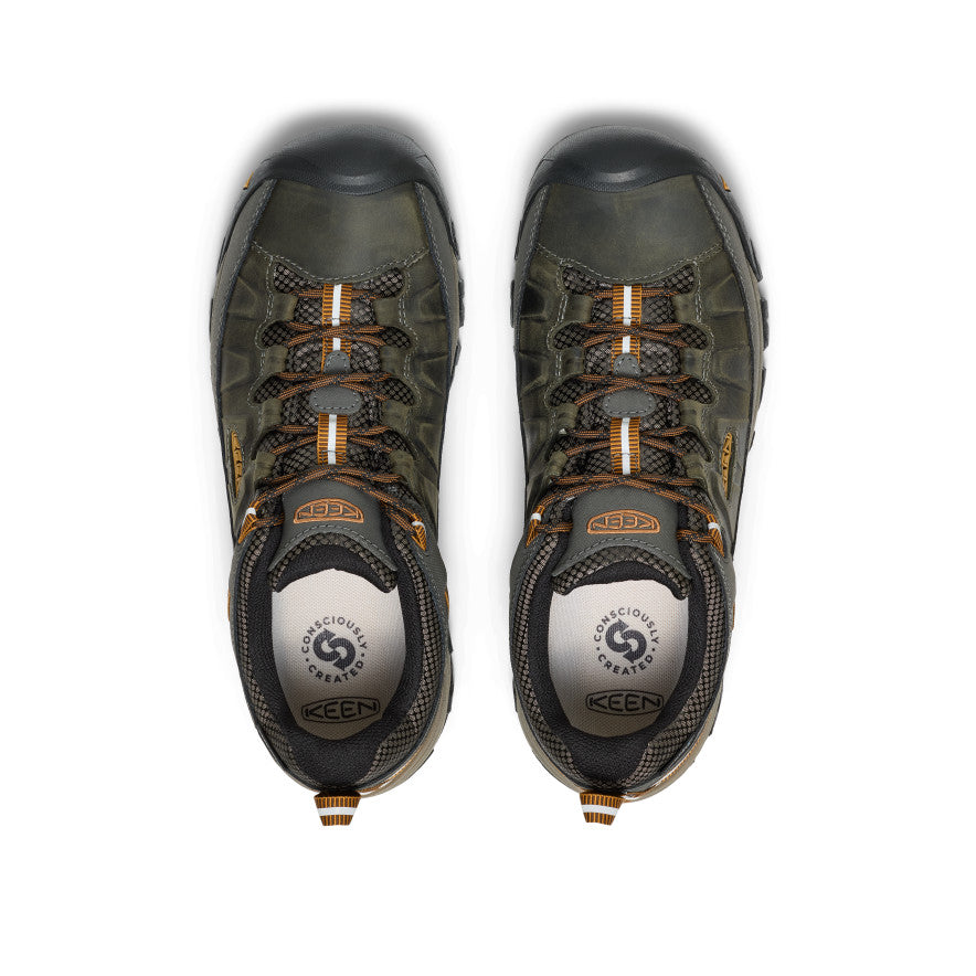 Men's Targhee III Waterproof Hiking Shoe Black Olive/Golden Brown - Image 4