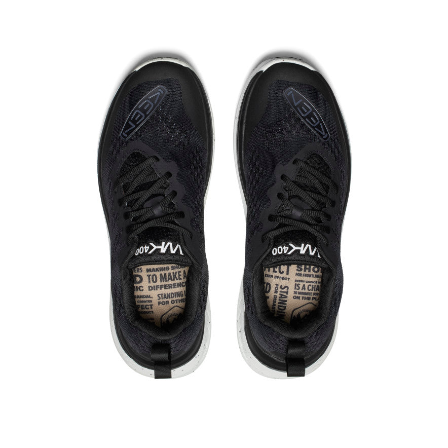 Men's WK400 Walking Shoe Black/White - Image 4