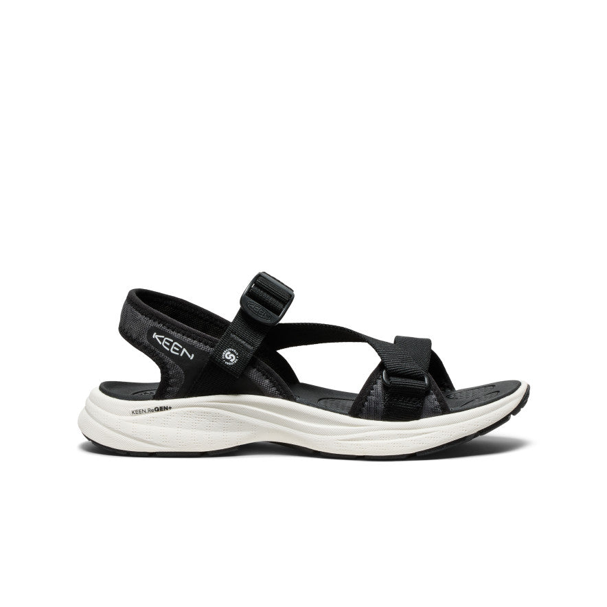 Women's Leiki Open-Toe Sandal Black/Star White - Image alt 1