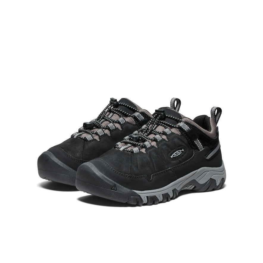 Kids' Targhee IV Waterproof Hiking Shoe Black/Steel Grey