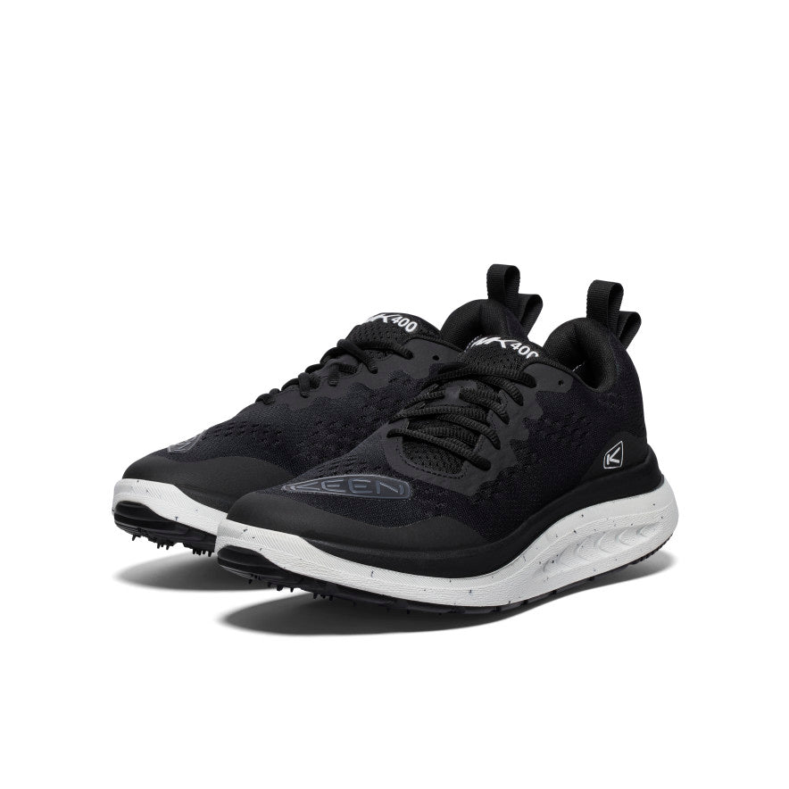 Men's WK400 Walking Shoe Black/White - Image 2