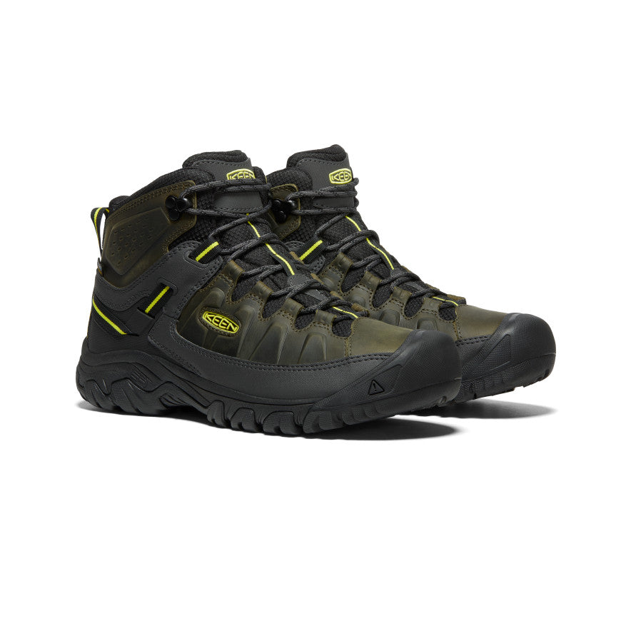 Men's Targhee III Waterproof Mid Hiking Boot Forest Night/Evening Primrose