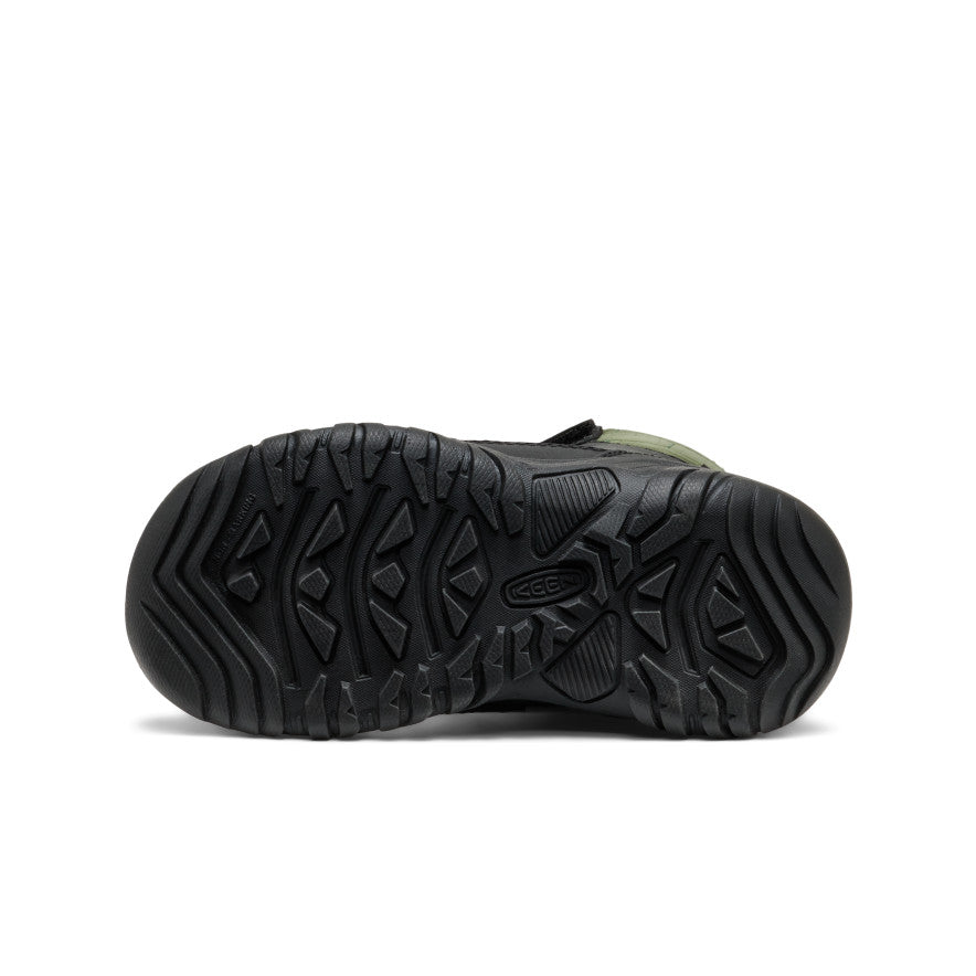 Kids' Kanibou Waterproof Winter Boot Black/Bronze Green - Image 6
