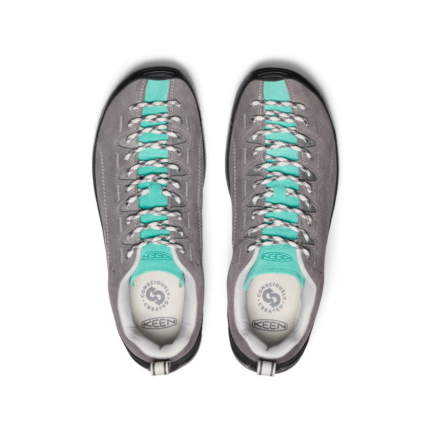 Men's Jasper Suede Sneaker Steel Grey/Bright Aqua - Image alt 4