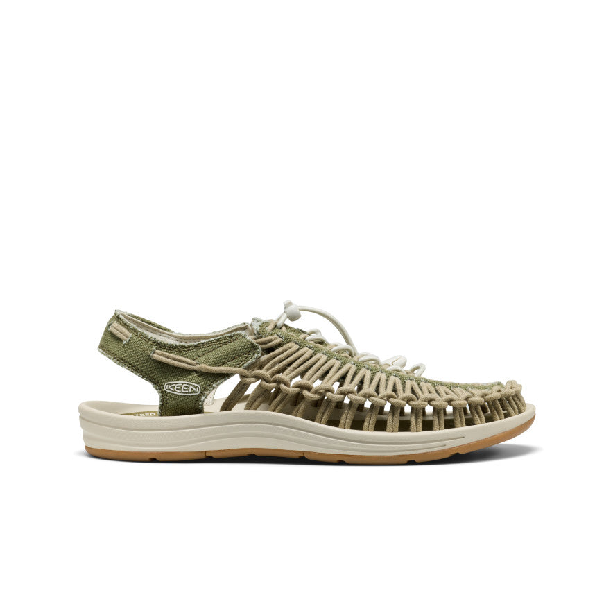 Men's UNEEK Canvas Sneaker Sandal Martini Olive/Birch - Image 1