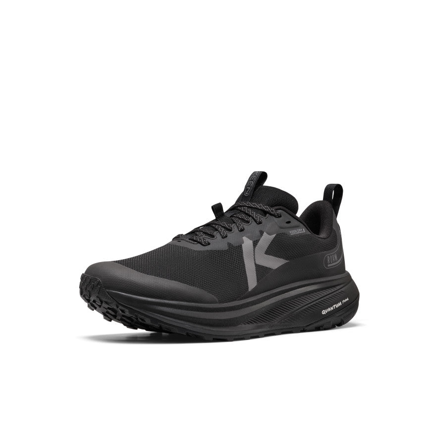 Men's Roam Waterproof Trail Running Shoe Black/Black - Image alt 3