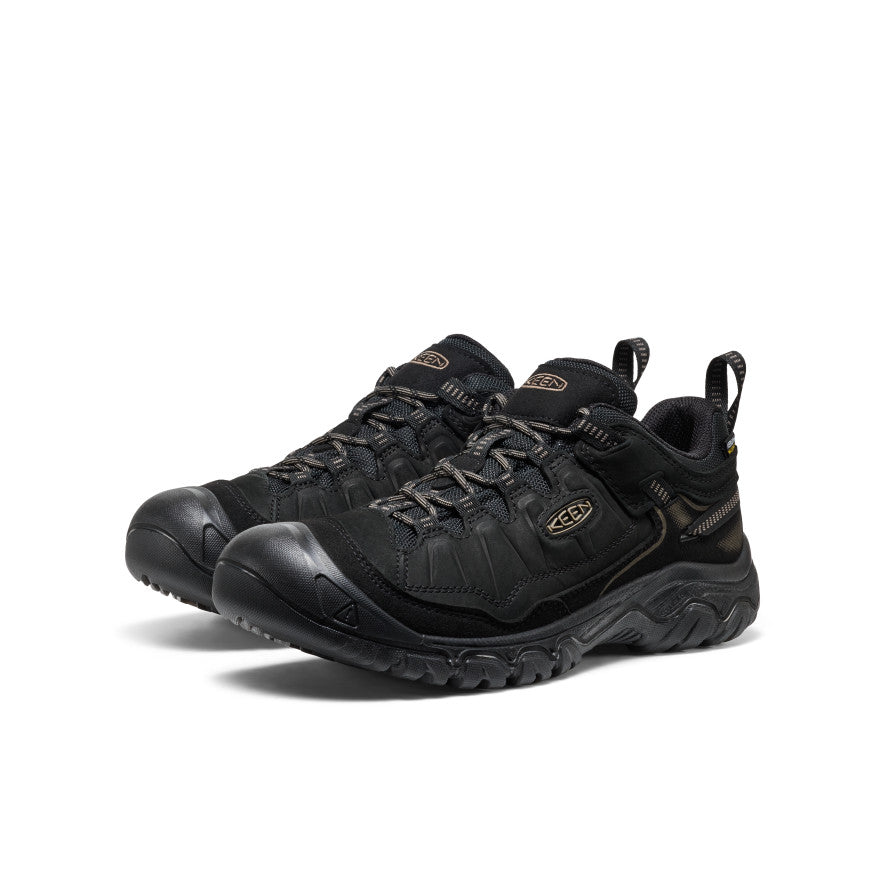 Men's Targhee IV Waterproof Hiking Shoe Triple Black - Image 2