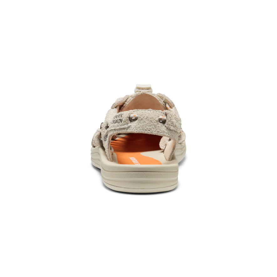 Unisex UNEEK Leather Henrik Vibskov Sneaker Sandal Tangerine Cream - Image alt 5