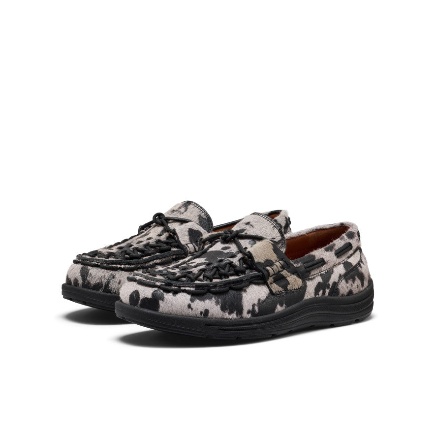 Women's UNEEK Loafer Nocturnal Cow Black - Image 2