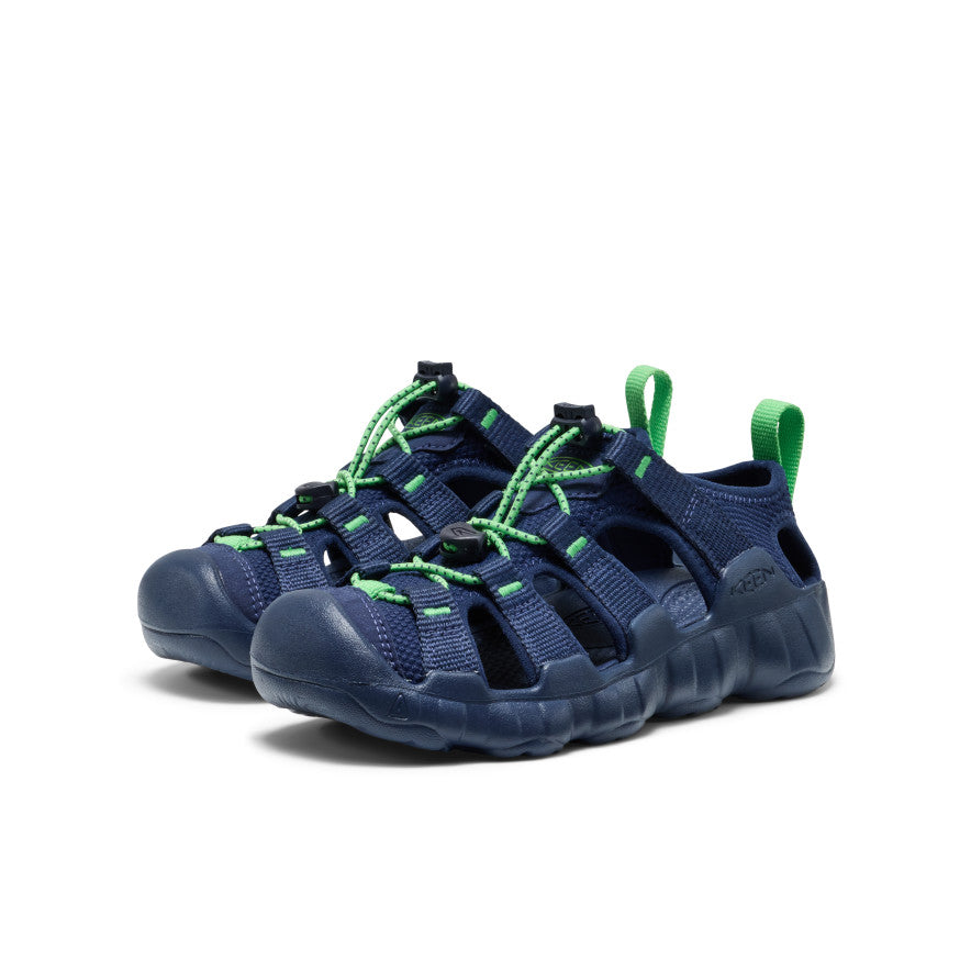 Kids' Hyperport H2 Sandal Naval Academy/Vibrant Green - Image alt 2