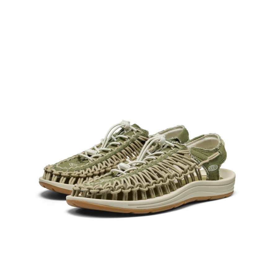 Men's UNEEK Canvas Sneaker Sandal Martini Olive/Birch - Image 2