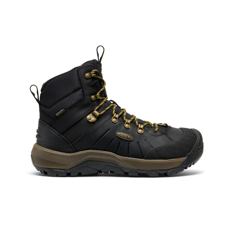 Men's Revel IV Polar Waterproof Boot Black/Lemon Curry - Image alt 1