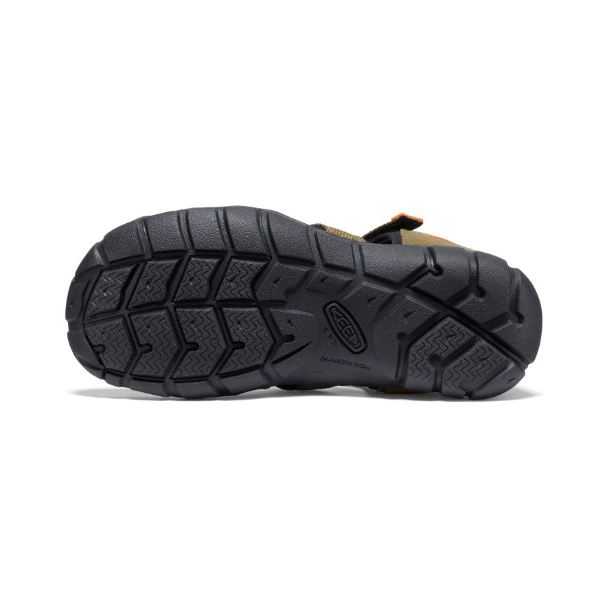 Kids' Seacamp II CNX Sandal Dark Olive/Gold Flame - Image alt 6