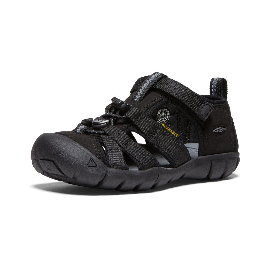 Kids' Seacamp II CNX Sandal Black/Grey - Image 3