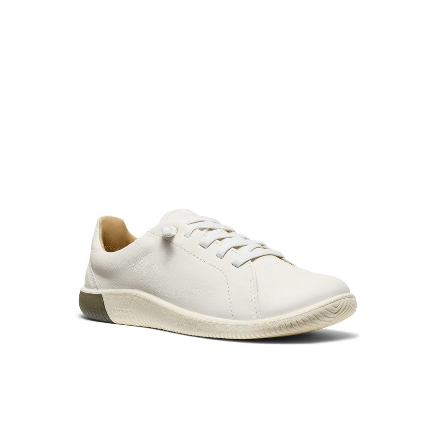 Women's KNX Leather Sneaker Star White/Star White - Image alt 3