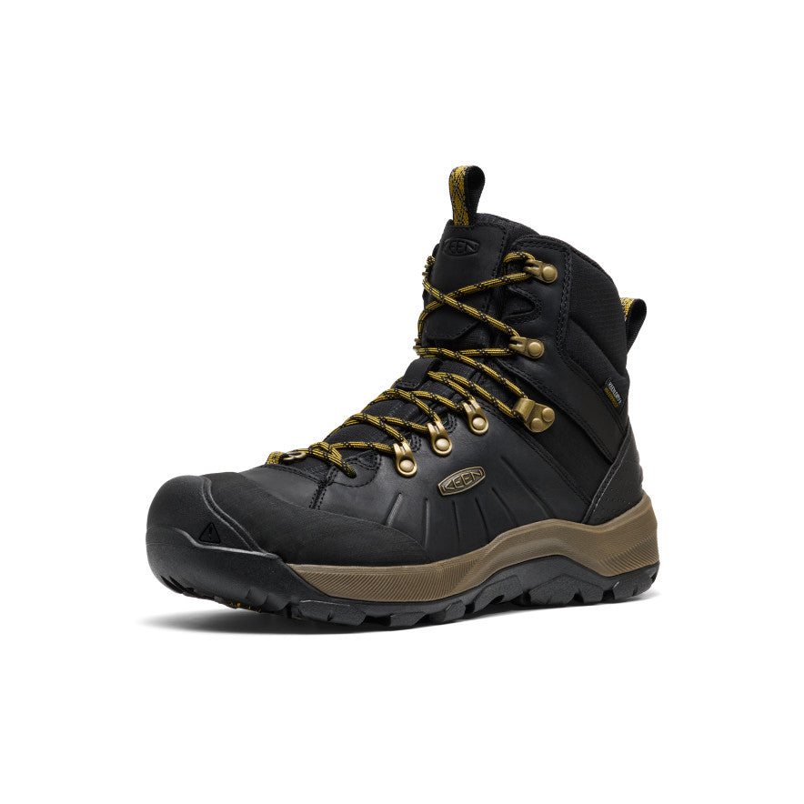 Men's Revel IV Polar Waterproof Boot Black/Lemon Curry - Image alt 3