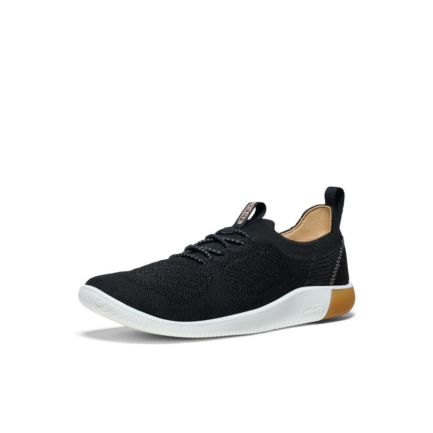 Women's KNX Knit Sneaker Black/Star White - Image alt 3