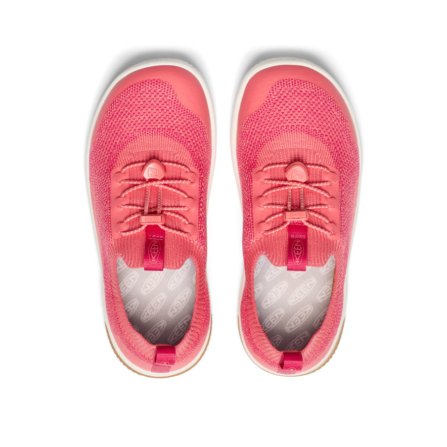 Kids' KNX Knit Sneaker Dubarry/Star White - Image alt 4