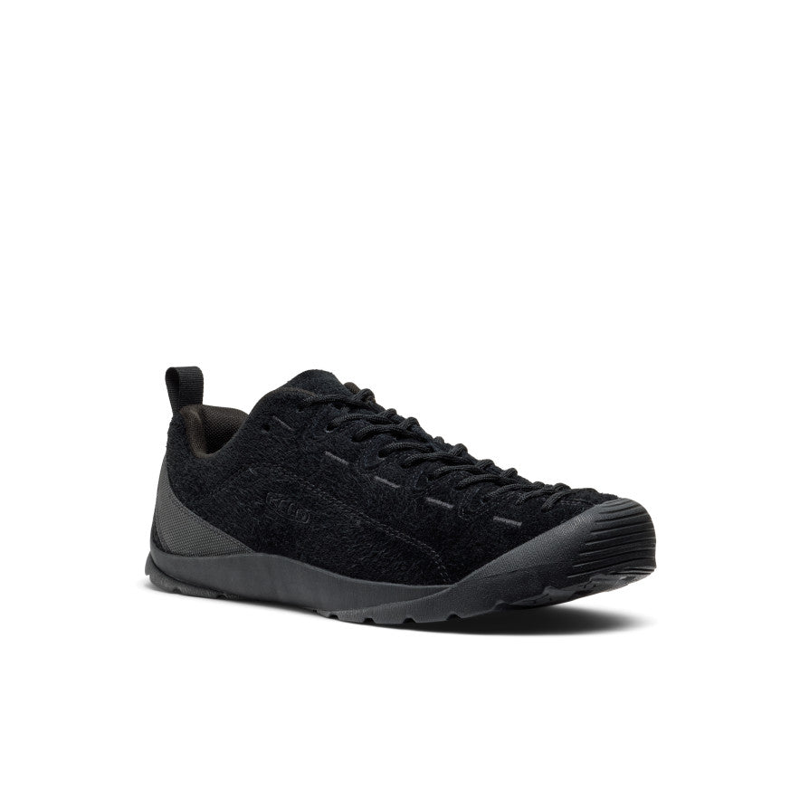 Men's Jasper Suede Sneaker Hairy Black/Black - Image alt 3