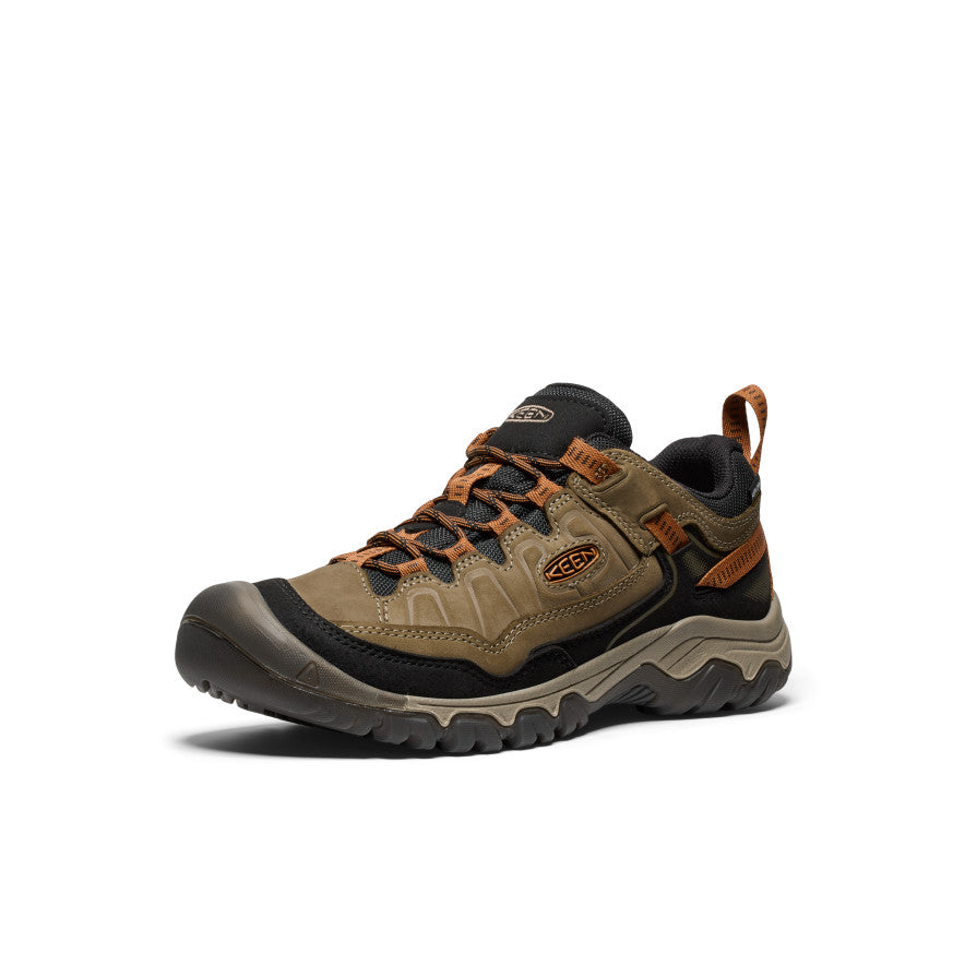 Men's Targhee IV Waterproof Hiking Shoe Sea Turtle/Roasted Pecan - Image alt 3