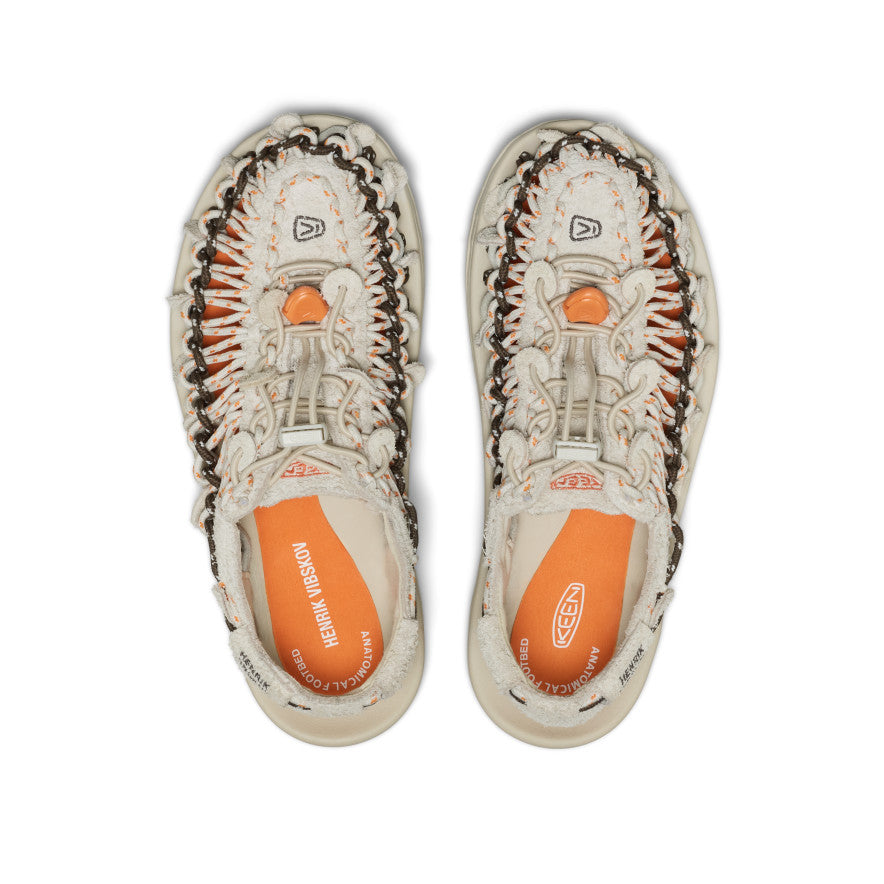 Unisex UNEEK Leather Henrik Vibskov Sneaker Sandal Tangerine Cream - Image alt 4