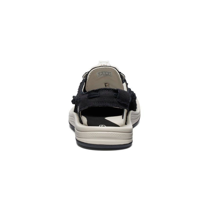 Men's UNEEK Canvas Sneaker Sandal Black/Birch - Image alt 5
