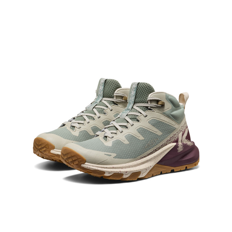 Women's Targhee Apex Waterproof Hiking Boot Lily Pad/Fig - Image alt 2