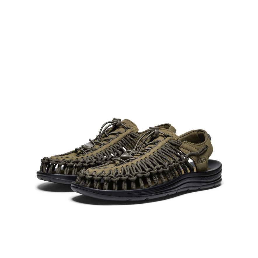 Men's UNEEK Sneaker Sandal Dark Olive/Black - Image alt 2